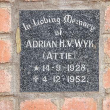 WYK Adrian H., v. 1928-1982