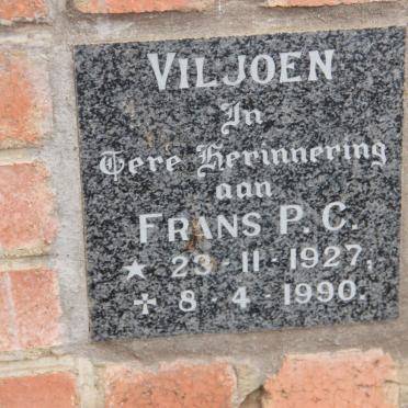 VILJOEN Frans P.C. 1927-1990