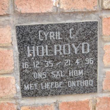 HOLROYD Cyril C. 1935-1996