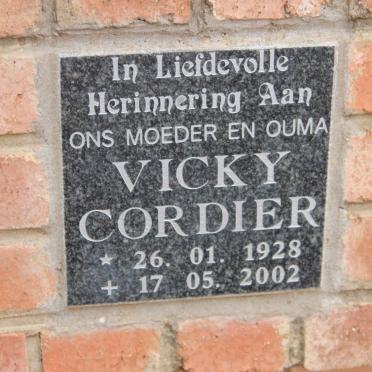 CORDIER Vicky 1928-2002