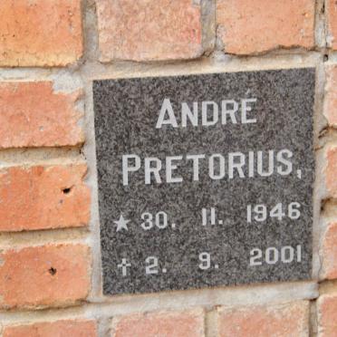 PRETORIUS Andre 1946-2001