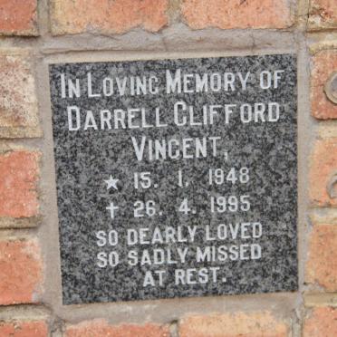VINCENT Darrell Clifford 1948-1995