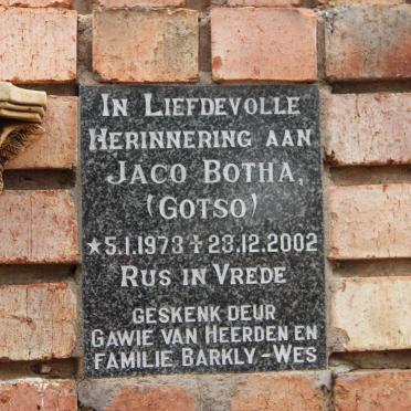 BOTHA Jaco 1973-2002