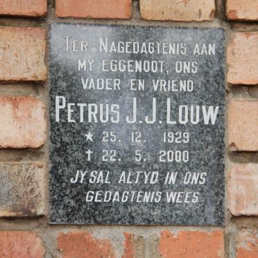 LOUW Petrus J.J. 1929-2000
