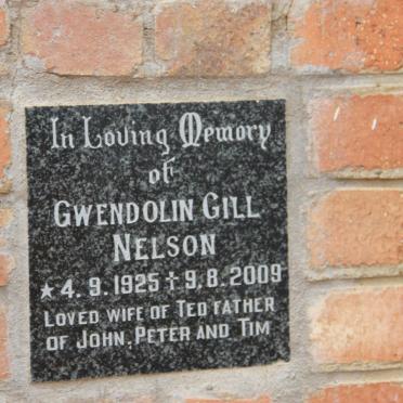 NELSON Gwendolin Gill 1925-2009
