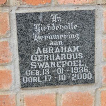 SWANEPOEL Abraham Gerhardus 1936-2000