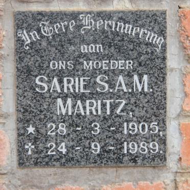 MARITZ S.A.M. 1905-1989
