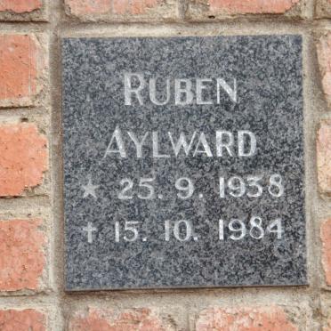 AYLWARD Ruben 1938-1984