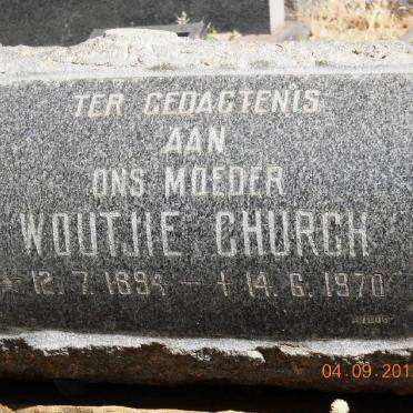 CHURCH Woutjie 1894-1970
