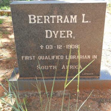 DYER Bertram L. -1908