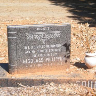 FOURIE Nicolaas Philippus 1909-1976