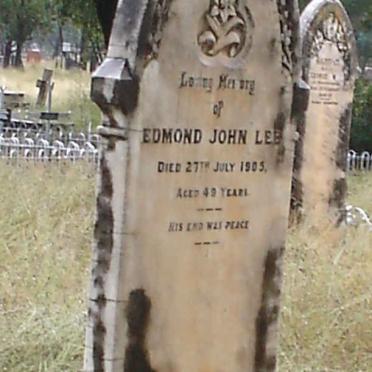 LEE Edmond John -1905