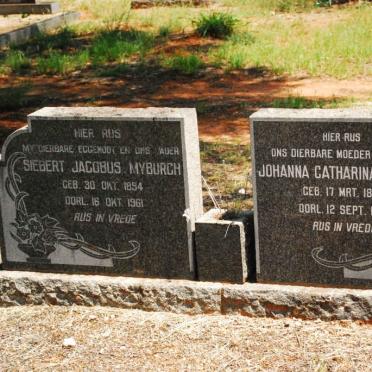 MYBURGH Siebert Jacobus 1894-1961 &amp; Johanna Catharina 1899-1977