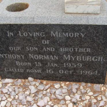 MYBURGH Anthony Norman 1959-1964