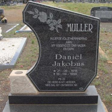 MULLER Daniel Jakobus 1915-1999