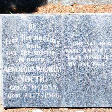 NOETH Arnoldus Wilhelm 1955-1966