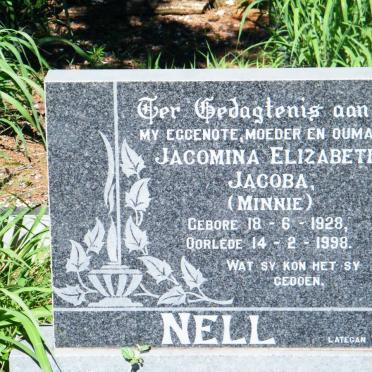 NELL Jacomina Elizabeth Jacoba 1928-1998