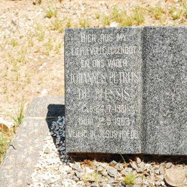PLESSIS Johannes Petrus, du 1931-1963