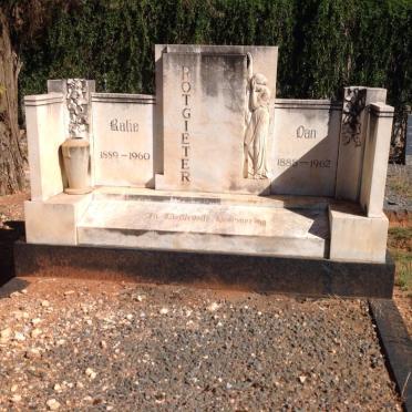 POTGIETER Daniel Enoch Esterine 1888-1962 &amp; Rachel Maria Catharina BARNARD 1889-1960