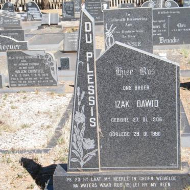 PLESSIS Izak Dawid, du 1906-1990