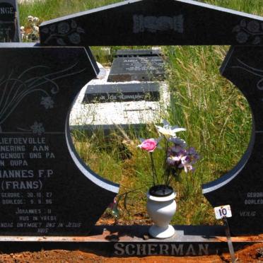 SCHERMAN Johannes F.P. 1927-1966 &amp; Anna J.C. 1931-