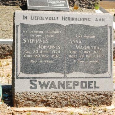SWANEPOEL Stephanus Johannes 1874-1965 &amp; Anna Magrita 1875-1970