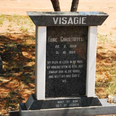 VISAGIE Fanie Christoffel 1950-1999