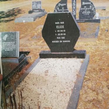 VUUREN Elize, van 1961-1992
