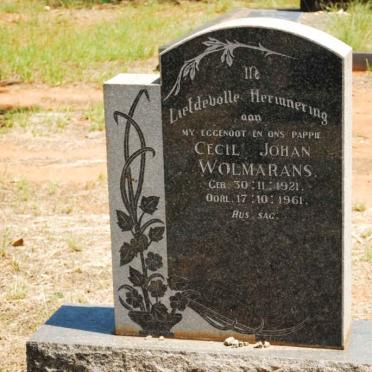 WOLMARANS Cecil John 1921-1961