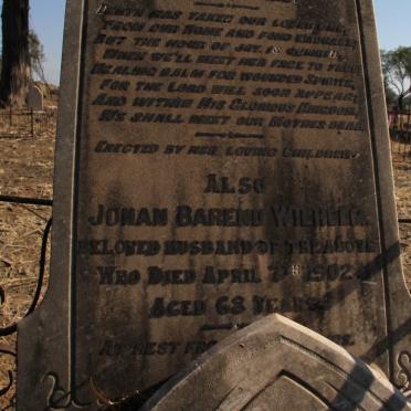 KIESER Johan Barend Wilhelm -1902 &amp; Helena Welhelmina JANSE VAN VUUREN -1892
