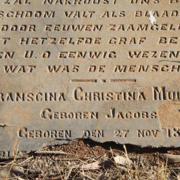 MULLER Franscina Christina nee JACOBS 1847-