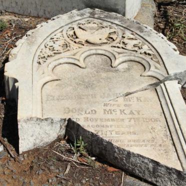 McKAY Elizabeth Jane  -1906