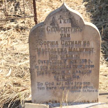MALHERBE Sophia Catharina Magdalena nee DE KLERK -1894