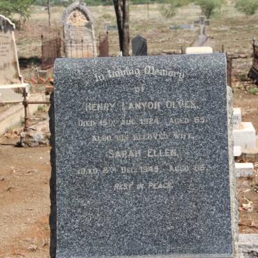 OLVER Henry Lanyon -1924 &amp; Sarah Ellen -1945