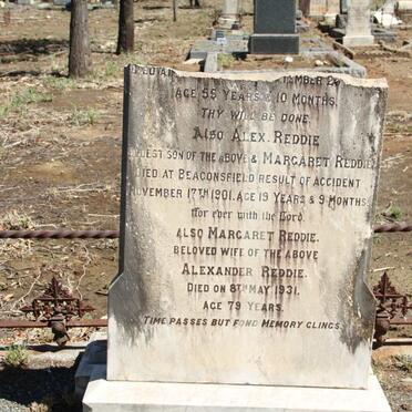 REDDIE Alexander -1913 &amp; Margaret -1931 :: REDDIE Alex. -1901
