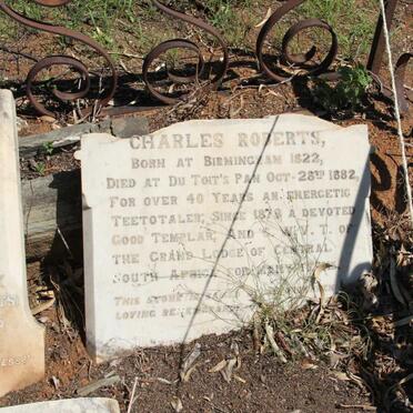 ROBERTS Charles 1822-1882 &amp; Mary -1884 :: BLACK Lizzie Ann nee ROBERTS -1895