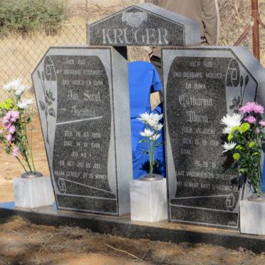 KRUGER Jan Sarel Jacobus 1908-1988 &amp; Catharina Maria VILJOEN 1918-