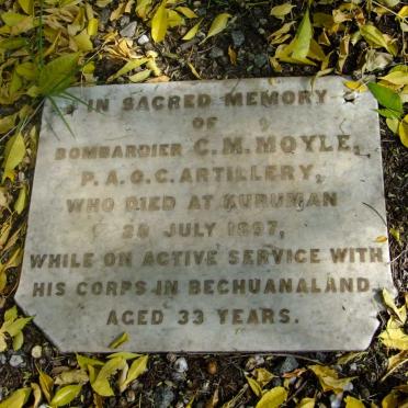 MOYLE C.M. -1897