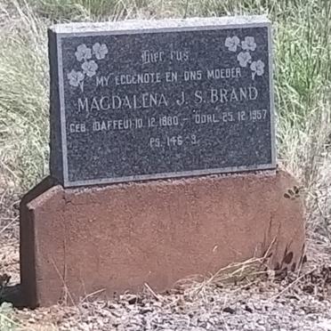 BRAND Magdalena J.S. nee DAFFEU 1880-1957