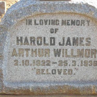 WILLMORE Harold James Arthur 1922-1936