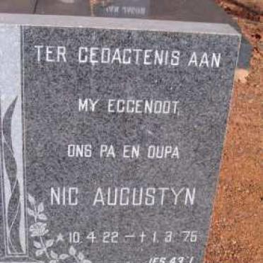 AUGUSTYN Nic 1922-197?