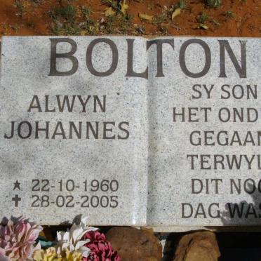 BOLTON Alwyn Johannes 1960-2005