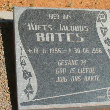 BOTES Wiets Jacobus 1956-1996