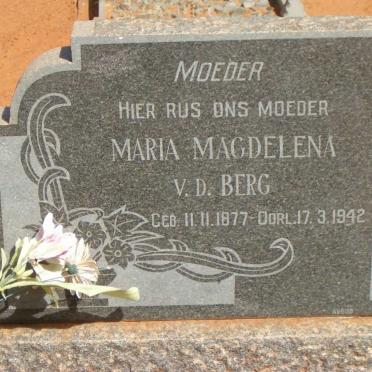 BERG Jacobus Wilhelmus, v.d. 1868-1940 &amp; Maria Magdelena 1877-1942