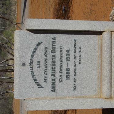 BOTHA Anna Augusta nee ENGELBRECHT 1888-1934
