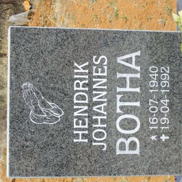 BOTHA Hendrik Johannes 1940-1992