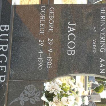 BURGER Jacob 1905-1990