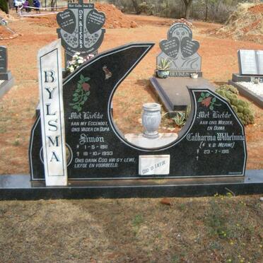 BYLSMA Simon 1911-1993 &amp; Catharina Wilhelmina V.D. MERWE 1915-