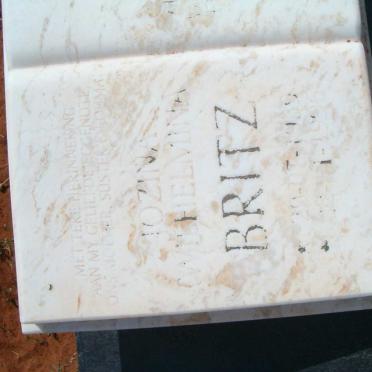 BRITZ Jozina Wilhelmina 1939-1996
