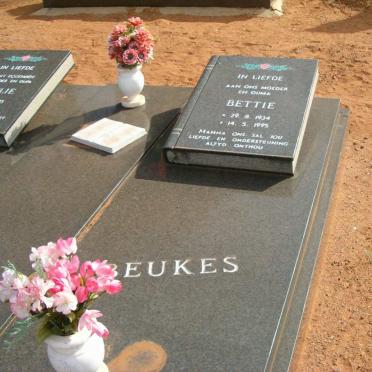 BEUKES Boelie 1925-1984 &amp; Bettie 1934-1995 